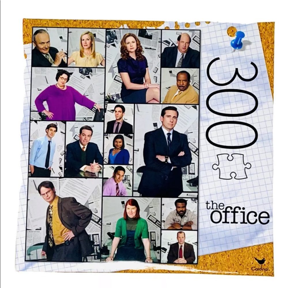 2 The Office Puzzles 300pc Each-Dunder Mifflin Michael Scott Dwight Pam Jim NEW